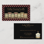 Primitieve landkaarsen en pip Berries Visitekaartje (Voorkant / Achterkant)