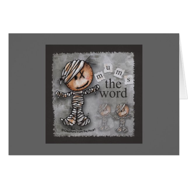Primitieve mama-mama het Woord (Voorkant Horizontaal)