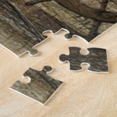 Primitieve Nautical Helm Wheel vuurtoren aan de ku Legpuzzel (Zijkant)