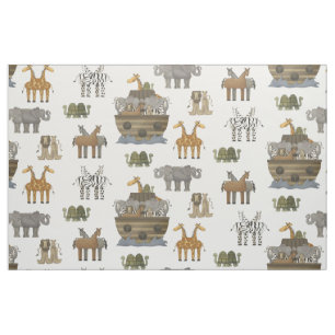 Primitieve Noahs Ark Animals Stof