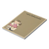 Primitieve Note Pad Sjabloon Chicken Scratch Notitieblok (Linkerzijde)