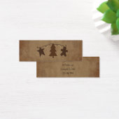 Primitieve Ornamenten Label ophangen Mini Visitekaartjes (Bureau)