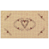 Primitieve Pip Berry Hart Krans Tafelkleed Groot (Voorkant (Horizontaal))