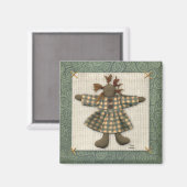 Primitieve popmagneet magneet (Voorkant / Achterkant)