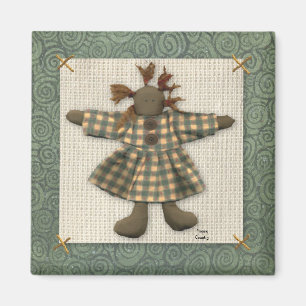 Primitieve popmagneet magneet