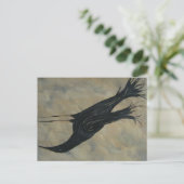 Primitieve rij briefkaart (Staand voorkant)