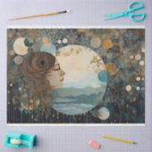 Primitieve Rustieke Hemelse Nacht Sky Decoupage Tissuepapier (Craft)