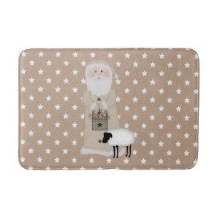 Primitieve Santa Bath Mat