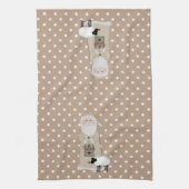 Primitieve Santa Kitchen Towel Theedoek (Verticaal)