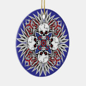 Primitieve schedels keramisch ornament (Rechts)