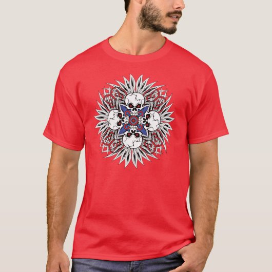 Primitieve schedels t-shirt (Voorkant)