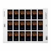 Primitieve schuur hout Western Land watervogel Loo Etiket (Full Sheet)