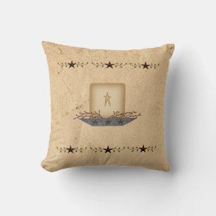 Primitieve Star Candle Pillow Kussen