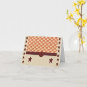 Primitieve sterren Opmerking Kaart (Gele Bloem)