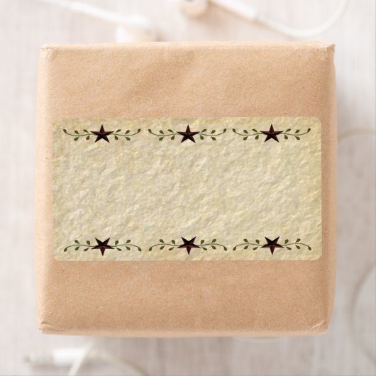 Primitieve sterren productlabels etiket (Insitu)