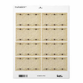 Primitieve sterren productlabels etiket (Full Sheet)