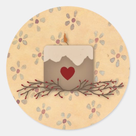 Primitieve Sticker landkaarsen (Voorkant)