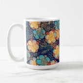 Primitieve  stijl Flowers Art Mok Cup (Links)