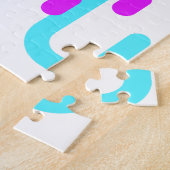 Primitieve stijl kwallen legpuzzel (Zijkant)