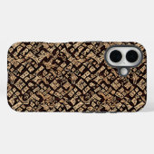 Primitieve Tannige Achterkant Ontwerp Case-Mate iPhone Case (Achterkant (horizontaal))