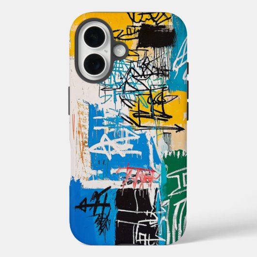 Primitieve Tech Urban Street Art Phone Case (Achterkant)