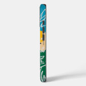 Primitieve Tech Urban Street Art Phone Case (Achterkant / Links)