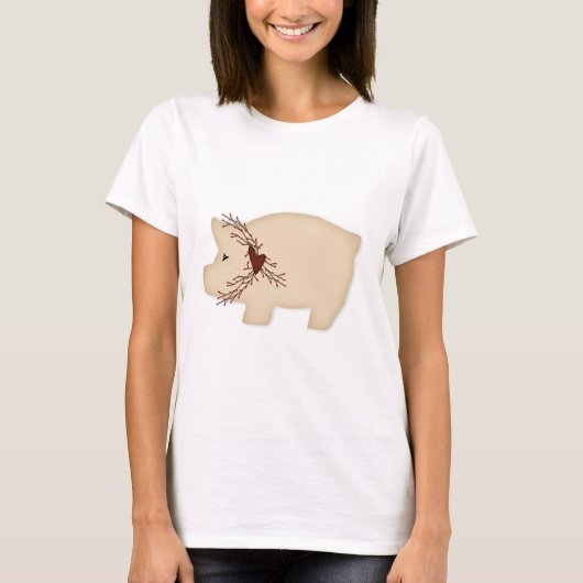 Primitieve Varken T-shirt (Voorkant)