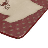 Primitieve varkensglas snijplank (Hoek)