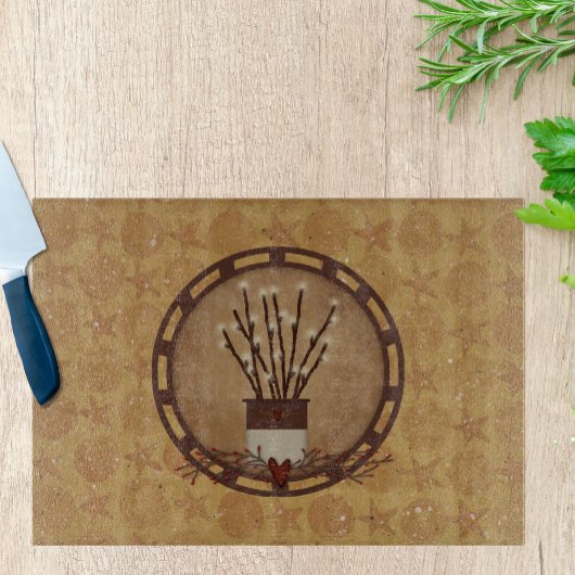 Primitieve vertakkingslichten snijplank