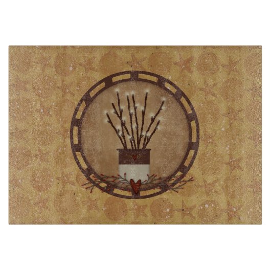 Primitieve vertakkingslichten snijplank (Voorkant)