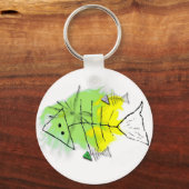 Primitieve visSleutelhanger Sleutelhanger (Voorkant)