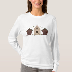 Primitieve Vogelhuisjes Shirt