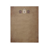 Primitieve vogelhuizen Groot Notitieblok (Linkerzijde)