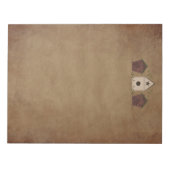 Primitieve vogelhuizen Groot Notitieblok (Voorkant)