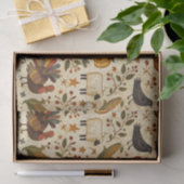 Primitieve volks kunst Thanksgiving Tissuepapier (Geschenk)
