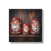 Primitieve Volkskunst Kerstman Rustieke Kerst Ca