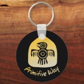 Primitieve weg sleutelhanger (Voorkant)