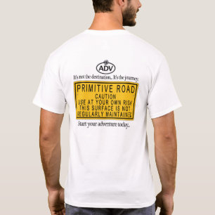 Primitieve weg t-shirt