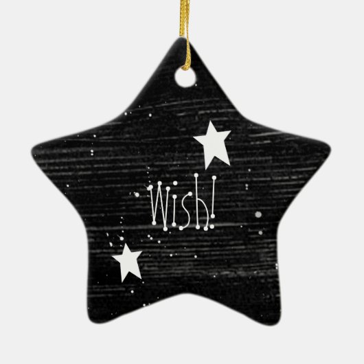 Primitieve Wens Versiering Keramisch Ornament (Achterkant)