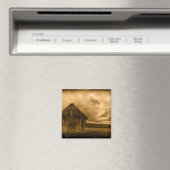 Primitieve westerne boerderij oude schuur magneet (Insitu (Vaatwasser))