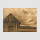 Primitieve westerne boerderij oude schuur tissuepapier (Voorkant)