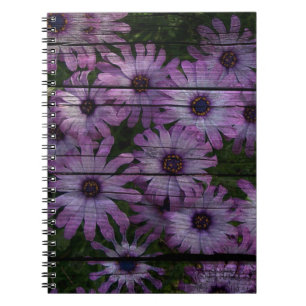 Primitieve Westerne Country Barn plank paarse made Notitieboek