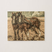 Primitieve Westerne land boerderij Legpuzzel (Horizontaal)