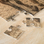 Primitieve Westerne land boerderij Legpuzzel (Zijkant)