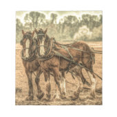 Primitieve Westerne land boerderij Notitieblok (Voorkant)
