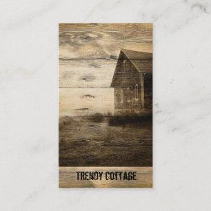 primitieve westerne landschapskool visitekaartje