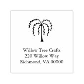 Primitieve Wilde Boom van het Land Zelfinktende Stempel (Design)