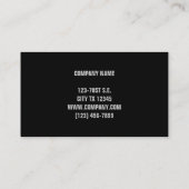 Primitieve wintersneeuwlandlandelijke oude Barn Visitekaartje (Achterkant)