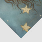 Primitieve zeemeermin in de Keltische oceaanontbin Tissuepapier (Detail)