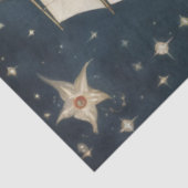 Primitieve zeemeermin in de Keltische oceaanontbin Tissuepapier (Detail)